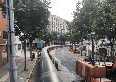 偉星管帶你了解國內大口徑Dn1200 PE給水管鋪設工程